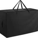 Folding Mattress Bag - 600D Oxford Cloth Heavy Duty Carry Case for Tri-Fold Guest Bed Mattress (Fits 4" Full Matress, Black)