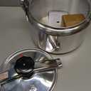 PRETYZOOM 11Qt Pressure Cooker Stainless Steel, One-hand Lock Cooking Pot