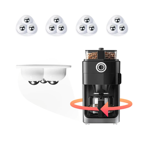 Appliance Casters - Furniture Sliders & Appliance Rollers for Kitchen, Coffee Machine, Blender, Oven - Helps Mom or Wife Easily Solve Countertop Sliding (White, 4pcs)
