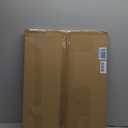 Large Monthly Whiteboard Calendar with Cork for Wall, 24" x 18" Dry Erase Board with Wooden Framed, Hanging Dry Erase Calendar for Home, Office, School (Black)