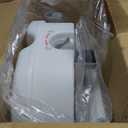 Raised Toilet Seat with Handles for Elderly - Toilet Seat Risers for Seniors with Adjustable Padded Arms - Elevated Toilet Safety Seat for Standard or Elongated Commode