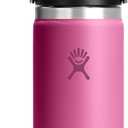Hydro Flask Flex Sip Coffee Tumbler  Insulated Stainless Steel, Non Spill, Leak Proof Travel Coffee Cup 16 Oz Reef Pink
