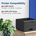 148A Toner Cartridges (2-Pack) Compatible Replacement for HP 148A 148X W1480A W1480X Toner Cartridge Black with HP Pro MFP 4101fdw 4101fdn 4001dw 4001dn 4001n Printer