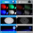 BETOPPER LED Par Lights 54 x 1.5W, RGB Stage Lights DMX DJ Lighting Sound Activated with Stand, Strobe Light & Wash Par Lighting DMX for Parties, Church, Wedding, Bars, 4 Pack