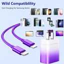 S25 Ultra Charger, 25W USB-C Super Fast Charger with 10FT Type C Cable Cord PPS/PD Wall Charging Block for iPhone 17/16/15 Samsung Galaxy S26 S25 Ultra/S25/S24/S23