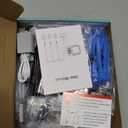 Automatic Plant Waterer Indoor Self Watering System for 15 Potted Plants, Auto Drip Irrigation Kit Programmable Water Timer with Smart Humidity Detection (White)