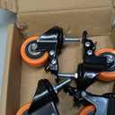 2 Inch Caster Wheels, Threaded Stem Casters Set of 4 Heavy Duty, 5/16"-18x1 (Screw Diameter 5/16", Stem Length 1"), Safety Dual Locking Industrial Castors, Wheels for Cart, Furniture