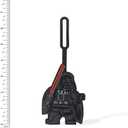 LEGO Star Wars Bag Tag - Darth Vader (52233), Black, Silicone Luggage Tag, Bag Charm, Spring Break