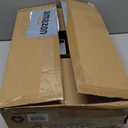 ELYONA Mid Century Floor Lamp with 3 Color Temperatures LED Bulb, Modern Wood Tripod Table Reading Standing Light, Wooden Shelf Floor Lamp for Farmhouse Living Room Bedroom Office Linen Shade Brown