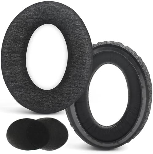 HD598 Ear Pads Cushions Replacement Compatible with Sennheiser HD598, HD598SE, HD598CS, HD598SR, HD595, HD599, HD599SE, HD579 Headphones Comfort Velour Ear Cushions Earmuffs Memory Foam Earpads - Gray