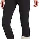 JK SUE JONES Women Winter Warm Thick Leggings Fleece Lined Stretchy Soft Thermal Sherpa Pants High Waist Tights, Size Large