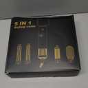 5 in 1 Blow Dryer Brush, Upgrade Hair Dryer Brush Air Curler Air Curling Wrap Styler, Detachable Hot Air Brush Negative Ion Curling Brush Iron, Hair Styling Tools for Drying Curling Straightening