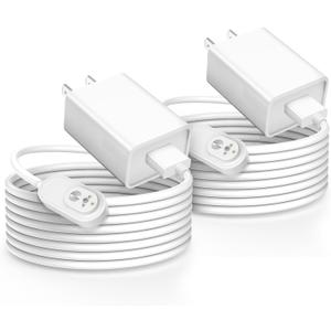 Arlo 2 Pack 10FT Magnetic Charging Cable - Compatible with Arlo Pro 5S 2K, 4, 3, Ultra 2, Ultra, Go 2 Security Cameras - Weather Resistant Connector Power Adapter