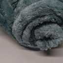 NEWCOSPLAY Super Soft Throw Blanket Light Teal Premium Silky Flannel Fleece 3D Ribbed Jacquard Lightweight Bed Blanket All Season Use (Light Teal Ribbed, Throw(50"x60"))