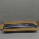 Curtain Rods for Windows 16-116 inch,3/4 inch Heavy Duty Adjustable Decorative Curtain Rod with Modern Finials,Window Rods for Bedroom, Living Room,Patio and Kitchen (Black)