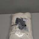 MIULEE Pinch Pleated Natural Linen Curtains 90 Inches Long 2 Panels for Bedroom Living Room, Soft Thick Linen Textured Window Drapes Back Tab Hooks Semi Sheer Light Filtering Neutral Farmhouse Cream