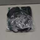 Dazosue High Waisted Bikini Sets Criss Cross Back V Neck Bathing Suits High Cut Two Piece Swimsuits, Black, Medium