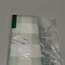 Sage Green Buffalo Plaid Table Runner 72 Inches Long Country Farmhouse Green White Plaid Gingham Cotton Linen Dining Table Runner Tabletop Decoration for Kitchen Restaurant Party 13" x 72"