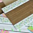 3 x Youngever 52.5 ft Bulletin Board Borders for Classroom Decoration (Eucalyptus Design)