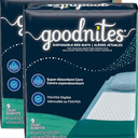 Goodnites Disposable Bed Pads/Bed Mats for Bedwetting, 2.4 x 2.8 ft, 18 count