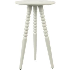 Silverwood Allison Compact Round Accent Table with Turned Legs, Sea Glass, 14" X 22.8" X 14"
