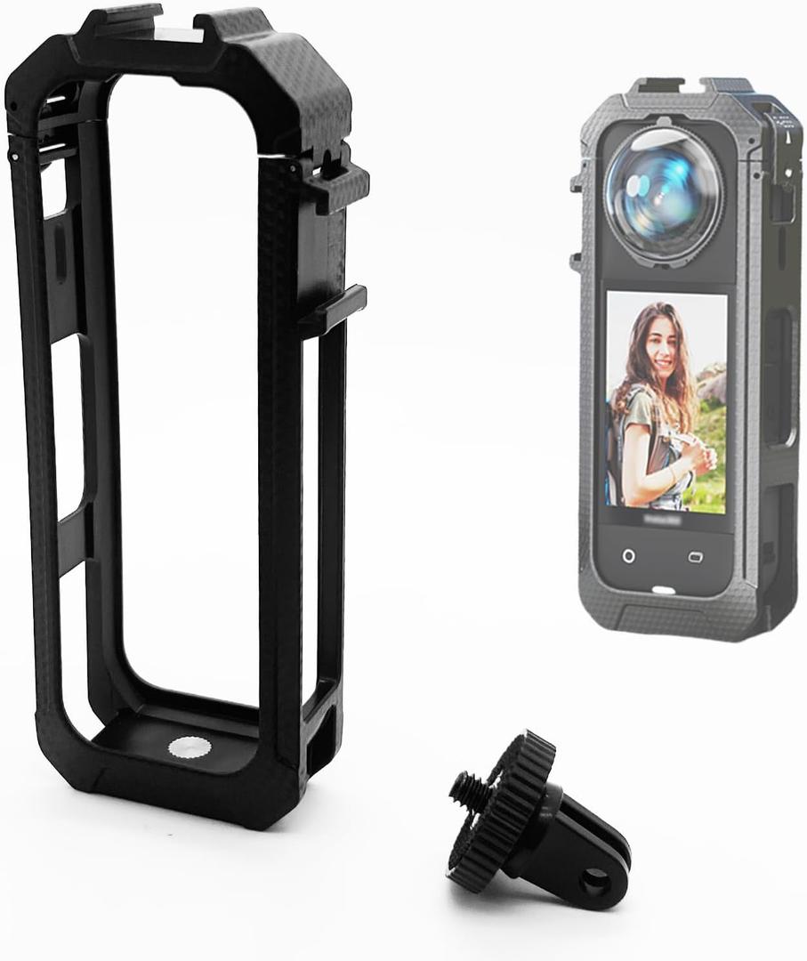 Insta 360 X5 Frame, Protective Cage for Insta360 X5 Mounting Bracket Case housing Mount Accessories