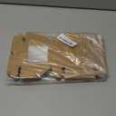 3.2x3.2x1.5 Inches 50PCS Mini Bakery Boxes with Window for Cookies, Soap, Chocolate Truffle, Donut, Macaron (Brown)