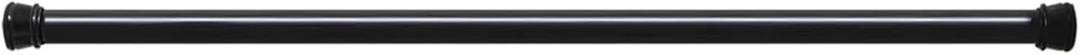 Shower Curtain Rod Shower Curtain Rod Adjustable Plastic Shower Rod Expandable No Drilling for Home Bathroom Kitchen Window Door(Black)