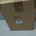 Chunful 2 Pcs Mini Furry Christmas Tree Table Centerpiece Decoration Small White Xmas Tree Tabletop Ornaments for Holiday Christmas Kitchen Home DIY Decorations