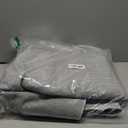 Grey Round Rug for Living Room, 5ft Soft Non-Slip Circle Large Area Rug, Modern Geometric Washable Dining Room Mat Throw Rug for Dorm Bedroom Nursery Entryway