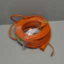 Outdoor Extension Cord Waterproof 100 FT, Orange 14/3 SJTW Heavy Duty, Flexible 100% Copper 3 Prong Extension Cord for Lawn, Garage,UL Listed