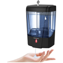 interhasa! Soap Dispenser, Touchless Hand Sanitizer Dispenser Wall Mount Automatic Kitchen Soap Dispenser for Commercial Home, Office, 600ml/20oz Black