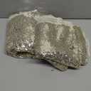 28FT-2PCS Champagne Gold Sequin Backdrop Curtains Panels, Photography Backdrop Glitter Curtains Fabric Background for Christmas Wedding Party Decor