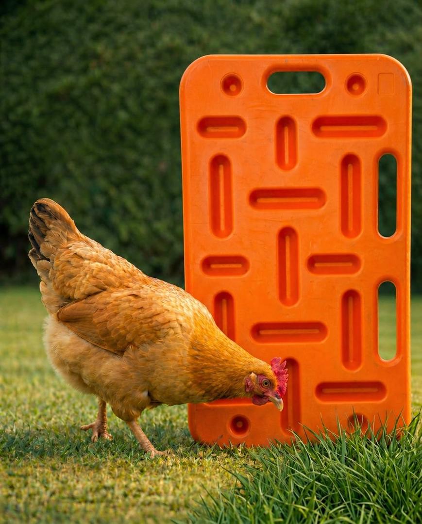 Pig Sorting Board - Livestock Sorting Panel - Cattle Panel, Hog Panels, Mini Pig, Baby Goat Supplies - Show Pig Supplies Livestock - Farm Equipment - Small 29" x 18" x 2" - Orange