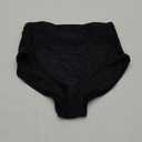 Tempt Me Women Retro High Waisted Bikini Bottoms Tummy Control Swimsuit Bottoms (Black), M