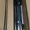 YaFex Heavy Duty Curtain Rods 32-150 Inch, 1 Inch Adjustable Black Curtain Rod for Windows, Extra Long Window Treatment Rods with Aluminium Finials, Easy Installation