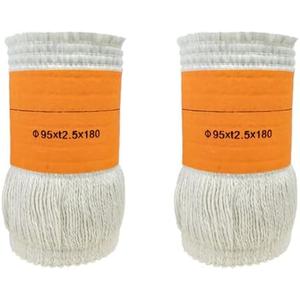 95x2.5Tx180mm Kerosene Heater Wick, Smokeless Fiberglass and Cotton Replacement Wick for Indoor Outdoor Use, Fits Most Kerosene Heaters and Oil Lamps (2-Pack)