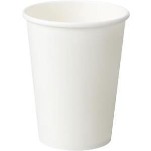 12 oz 500 Pack Paper Coffee Cups, Hot Disposable Paper Cups, Thickened Leak-Free White Coffee Cups for Hot and Cold Drinks