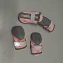 QUMY Dog Shoes for Small Dogs, Puppy Dog Boots & Paw Protectors for Winter Snowy Day, Summer Hot Pavement, Waterproof in Rainy Weather, Ourdoor Walking, Indoor Hardfloors Skid-Resistant Sole Pink 2 (size 2: 1.59"x1.18"(L*W))