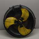 HiCFM 20 inch Pedestal Fan, 50 Tilting 3-Speed 5000 CFM High Velocity Stand Up Fan with 1/5 Powerful Motor for Commercial Industrial Warehouse Gym Garage - UL Safety Listed