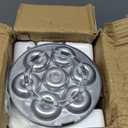 Mini Waffles Maker with 6 Removable Plates, 3 in 1 Small Waffle Maker Mini- Waffle, Pancake, Donut, 6" Non Stick Waffle Iron for Kids and Families, Black