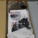 Motorcycle Universal 37cm Windshield Extension Adjustable Clip Wind Deflector for Kawasaki Yamaha Harley Suzuki Buell Triumph Ducati Aprilia Spoiler Windscreen,Smoke