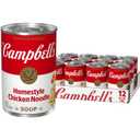 Campbells Condensed Homestyle Chicken Noodle Soup, 10.5 Ounce Can (Pack of 12) (EXP 03/21/27)