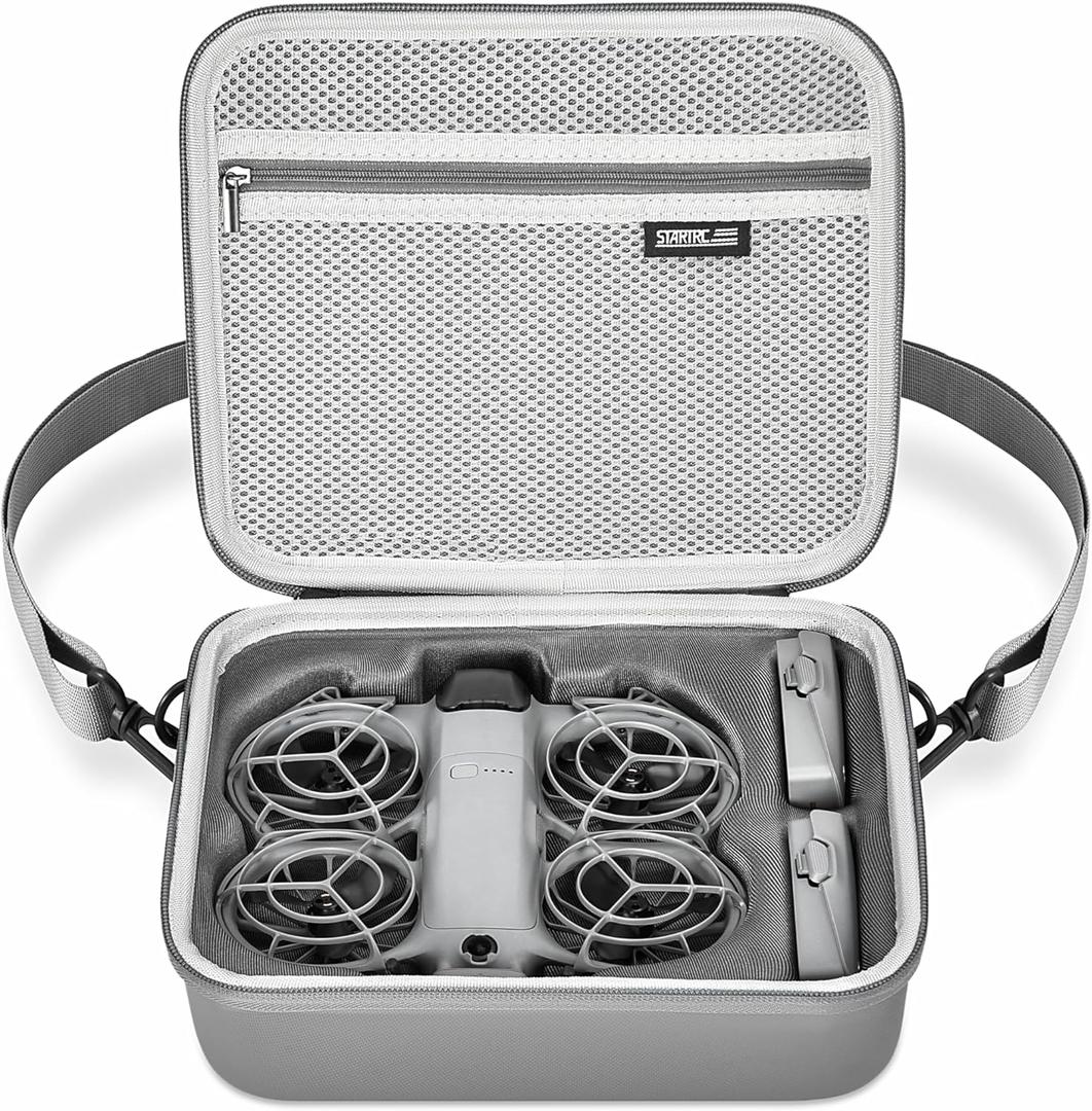 STARTRC Neo 2 Case,Portable PU Shoulder/Hand bag for DJI Neo 2 Drone and Batteries Accessories