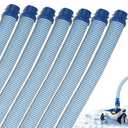 ZVJV 7 Pack Premium R0527700 Pool Cleaning Vacuum Hoses, Fast Twist Lock Hose Replacement Kit Compatible with Zodiac Baracuda MX6,MX8,X7,T3,T5 Swimming Pool Cleaner