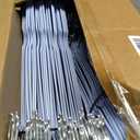 150 Pack Clothes Hangers,Non Slip Blue Plastic Coated Metal Coat Hanger for Closet,Sturdy Thin Hangers Bulk Space Saving Hangers for Pants,Skirt,Shirt,Dress,Tie