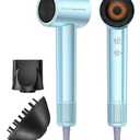 Cosy Companions High Speed Ionic Hair Dryer, 150000 RPM Fast Drying Blow Dryer with 500 Million Negative Ions, Lightweight with Heat Protection for Women & Men, Professional Salon Dryer, Blue