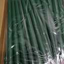 Macarrie 24 Packs Flameless Taper Candles Battery Operated Fake 11 Inch Long Candlelight LED Flameless Candlesticks Flickering Tapered for Spring Summer Wedding(Green)