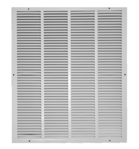 21,5 x 17,5 Aluminum Return Filter Grille - Easy Airflow - Linear Bar Grilles [Outer Dimensions: 22,5w X 18,5"h]