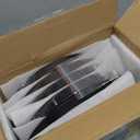 6PK 12 Inch Super Slim LED Flush Mount Ceiling Light, 24W, 2520LM, Selectable 3000K/4000K/6000K CCT, Low Profile Round Flat Panel Light for Bedroom, Kitchen, Hallway (Black)